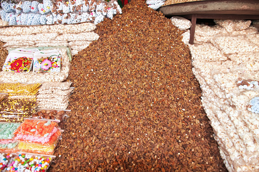 The local market in Sehwan Sharif, Pakistan