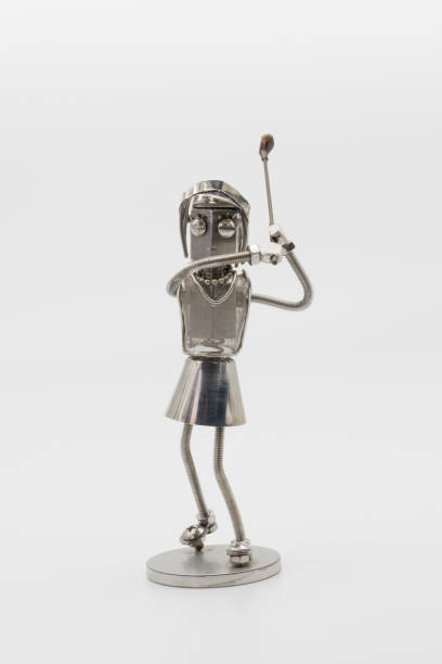 istock female golfer metal figure 1821767918
