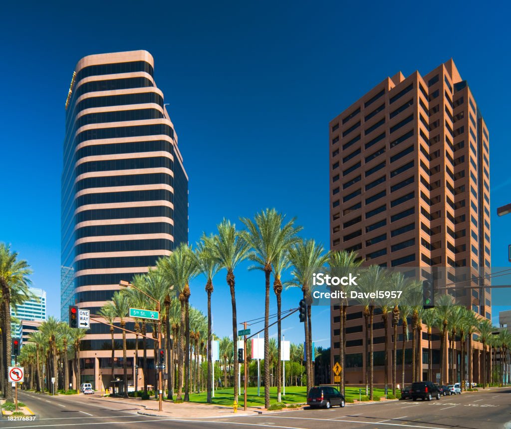 Edifícios do centro da cidade de Phoenix - Foto de stock de Phoenix - Arizona royalty-free