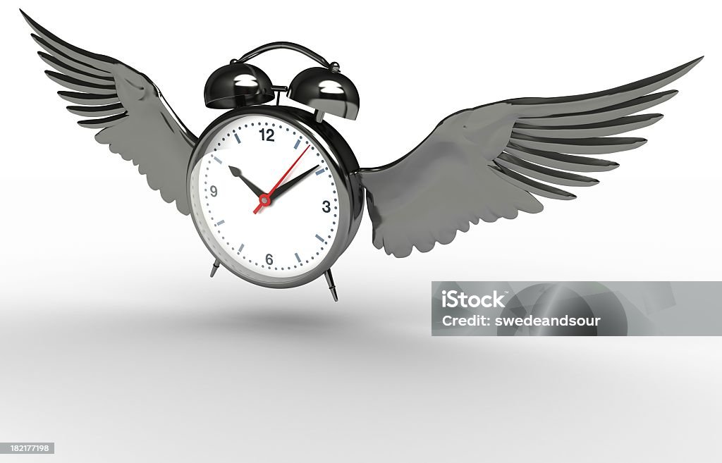 Il tempo vola - Foto stock royalty-free di Orologio biologico