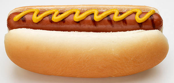 istock Grilled Hot Dog on Bun 182177250