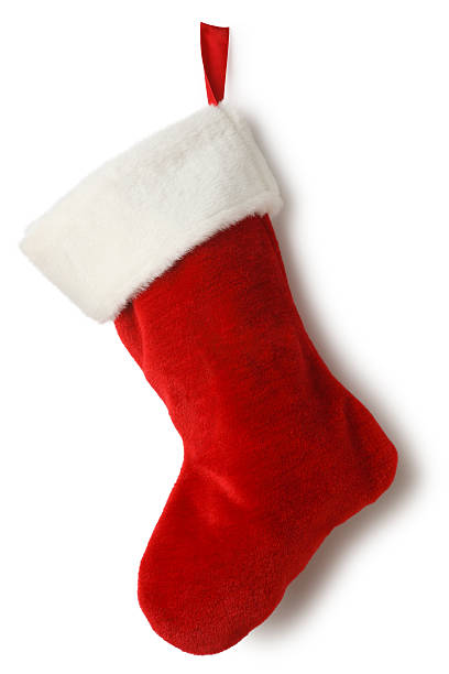 Christmas Stocking Christmas stocking isolated on white.To see more holiday images click on the link below: christmas stocking stock pictures, royalty-free photos & images