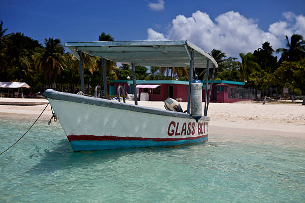 Glass Bottom Boat stock photo