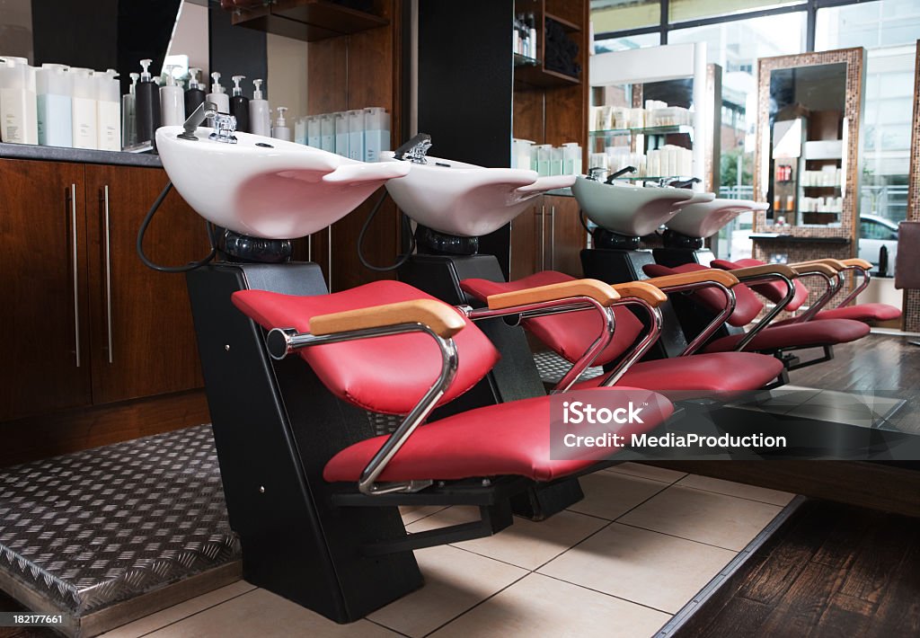 Hair Washing Station Stock Photo - Download Image Now - Hair Salon, No  People, Indoors - iStock
