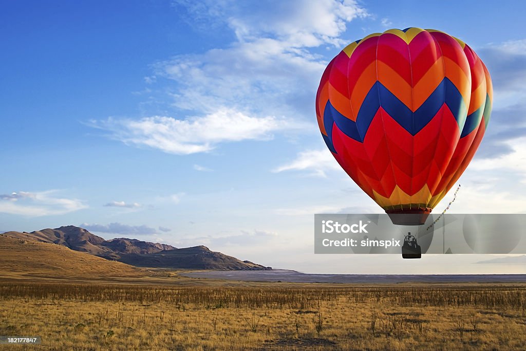 Balão de ar quente parques - Royalty-free Balão de ar quente Foto de stock