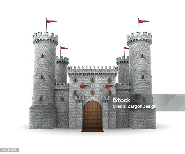 Замок — стоковые фотографии и другие картинки Замок - строение - Замок - строение, Белый фон, Изолированный предмет