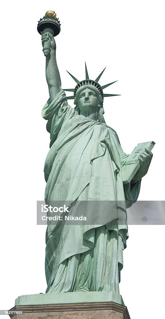 Estátua da Liberdade em Nova Iorque - Royalty-free Alto - Descrição Física Foto de stock