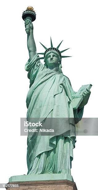 Estátua Da Liberdade Em Nova Iorque - Fotografias de stock e mais imagens de Alto - Descrição Física - Alto - Descrição Física, Antigo, As Américas