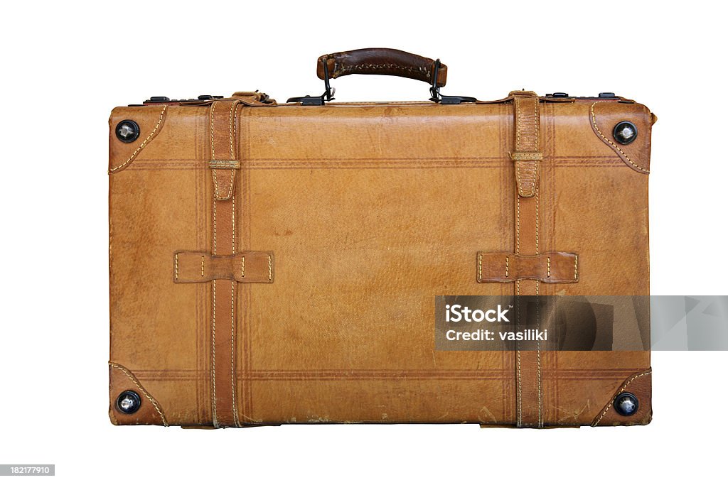 スーツケース本物のレザー - スーツケースのロイヤリティフリーストックフォト