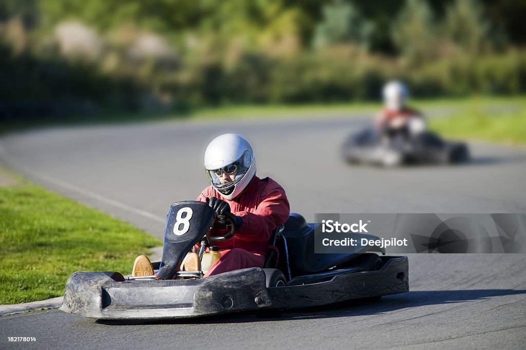 De Corrida de Carrinho de ir - Royalty-free Kart Foto de stock