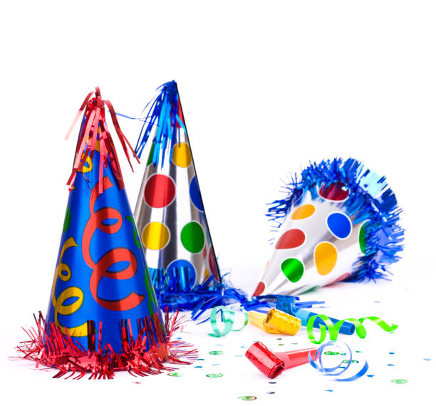 istock Party Hats and Blowers 182178128