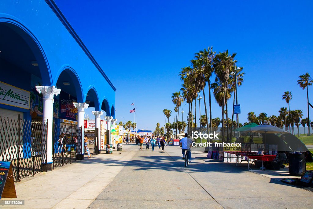 Venice Beach Boulevard - Lizenzfrei Venice Beach Stock-Foto