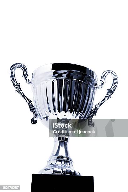 Troféu - Fotografias de stock e mais imagens de Branco - Branco, Chávena, Competição