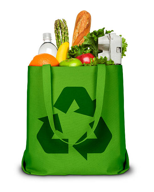 Recycle Grocery Bag stock photo