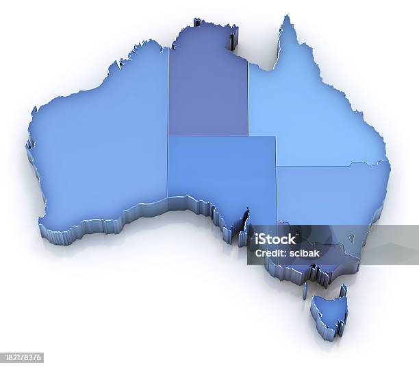 オーストラリアのマップ States - 地図のストックフォトや画像を多数ご用意 - 地図, なわばり意識, オーストラリア