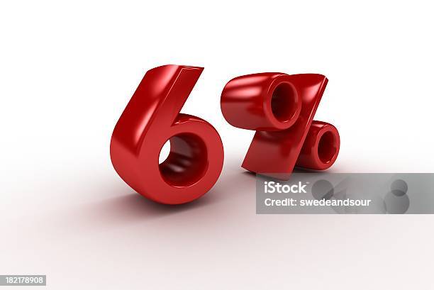 Six Percent Stock Photo - Download Image Now - Business, Concepts, Consumerism