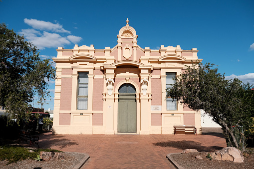 The Quorn Town Hall, a heritage-listed former town hall in Quorn, South Australia. I
