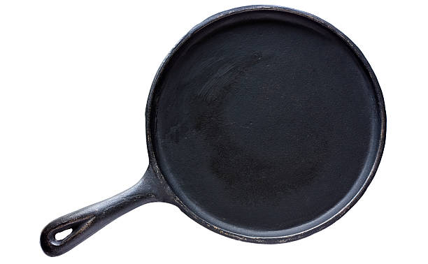 Old Cast Iron Skillet Old cast iron skillet. skillet stock pictures, royalty-free photos & images