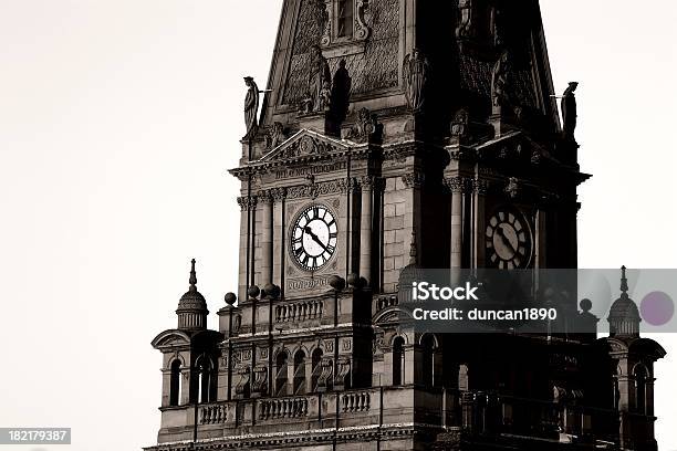 Torre De Relógio - Fotografias de stock e mais imagens de Halifax - Inglaterra - Halifax - Inglaterra, Yorkshire, Antigo