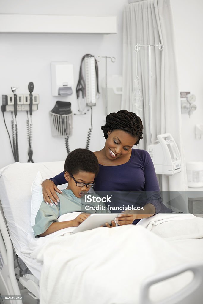 Mother and son in hospital Mother and son in hospital with ample copy space.Please click on an 20-24 Years Stock Photo