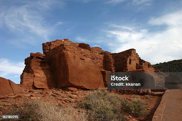 Ruinas De Pueblo Foto de stock y más banco de imágenes de Antiguo - Antiguo, Arcilla, Arizona