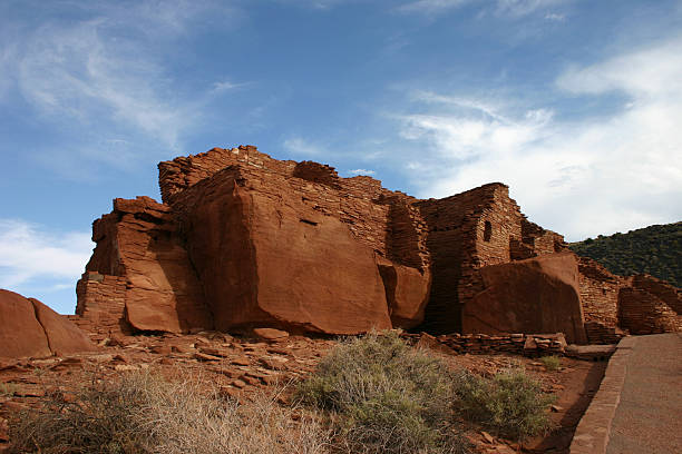 �푸에블로족 유적지 - cave painting north american tribal culture ancient pueblo 뉴스 사진 이미지