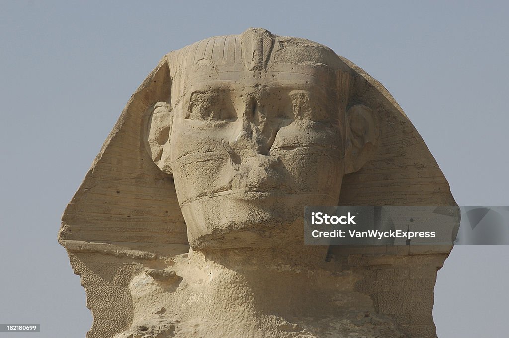 Die Sphinx von Gizeh, Ägypten. - Lizenzfrei Alt Stock-Foto