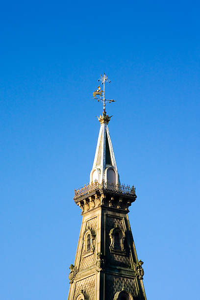 istock Spire and weather vane 182181654