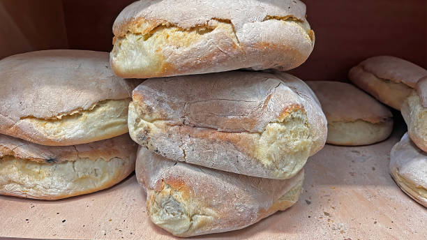 istock Sourdough bread made with traditional methods in the market. 1821822443