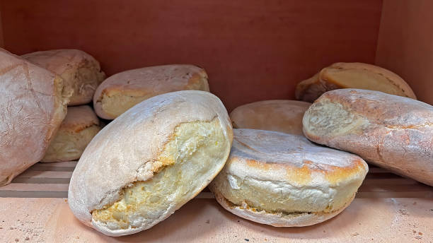 istock Sourdough bread made with traditional methods in the market. 1821822446