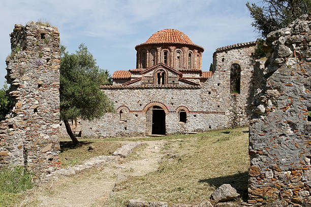 istock Byzantine church at an archeological site 182182245