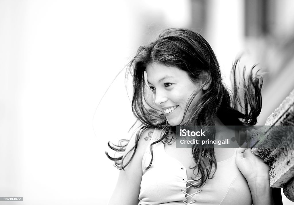 행복한 젊은 여자 로마 - 로열티 프리 20-29세 스톡 사진