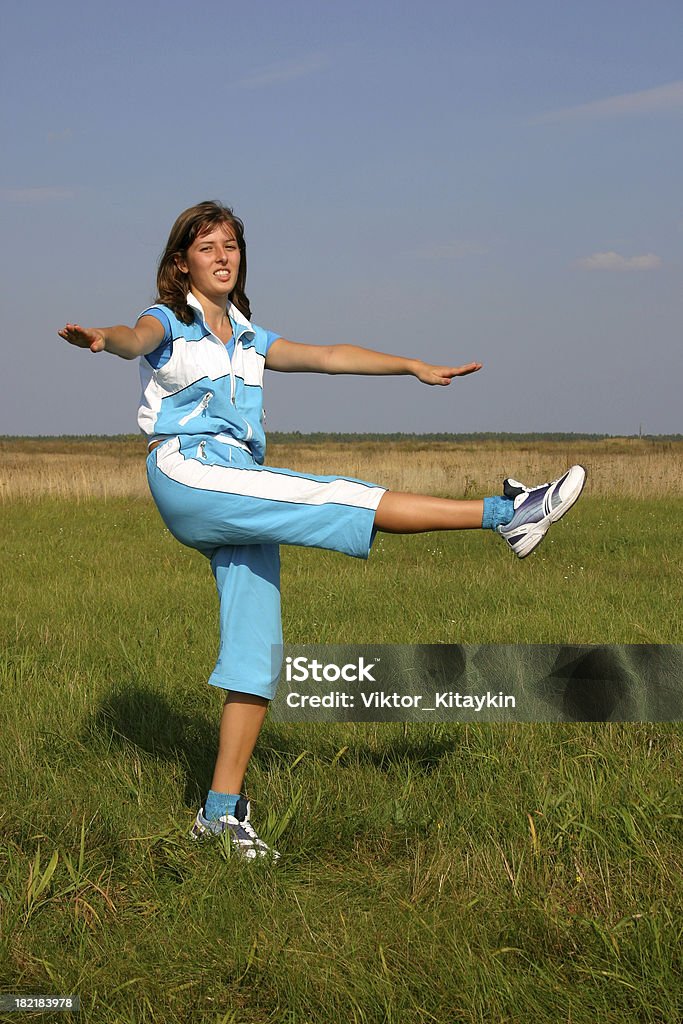 Übung - Lizenzfrei Aerobic Stock-Foto