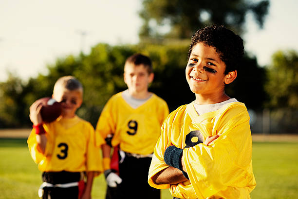 istock Flag Football Player 182184005