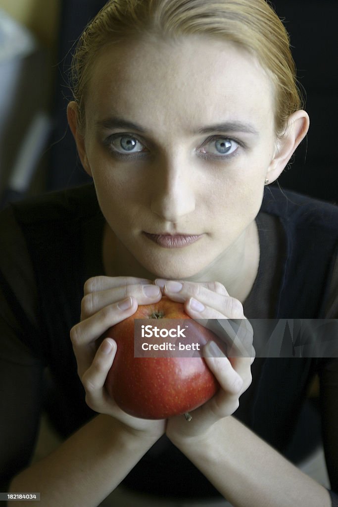 apple und Frau - Lizenzfrei Apfel Stock-Foto