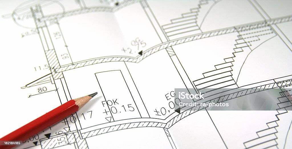 plan de construcción - Foto de stock de Arquitectura libre de derechos