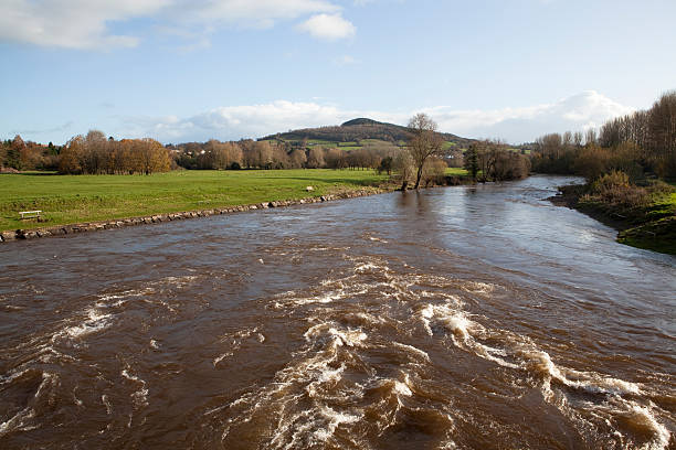 река usk - river usk стоковые фото и изображения