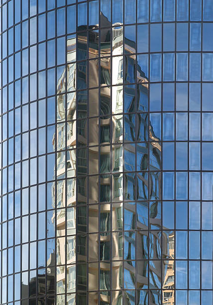 Building Reflection stock photo