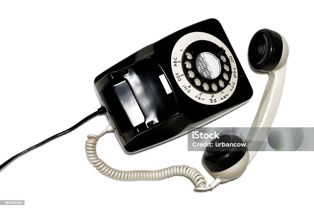 Telefon w stylu Retro - Zbiór zdjęć royalty-free (Bez ludzi)