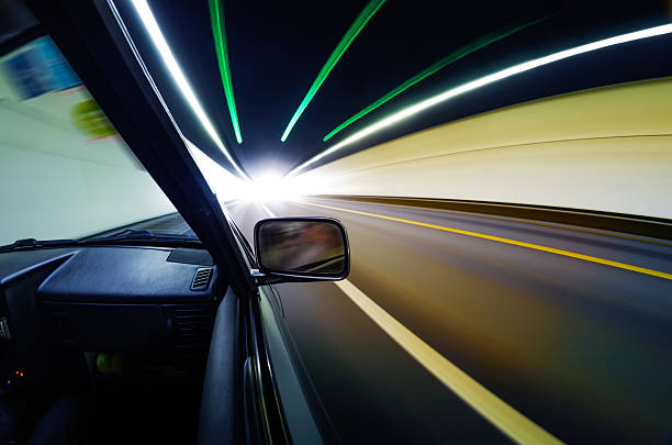 istock Fast cars in tunnel 182186018
