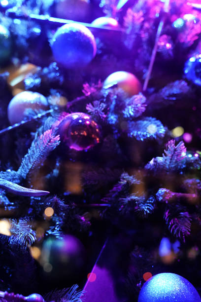 istock Christmas Tree, decorations - Christmas Tree Decorations: Festive Decorations, Christmas Tree and Gifts 1821870415