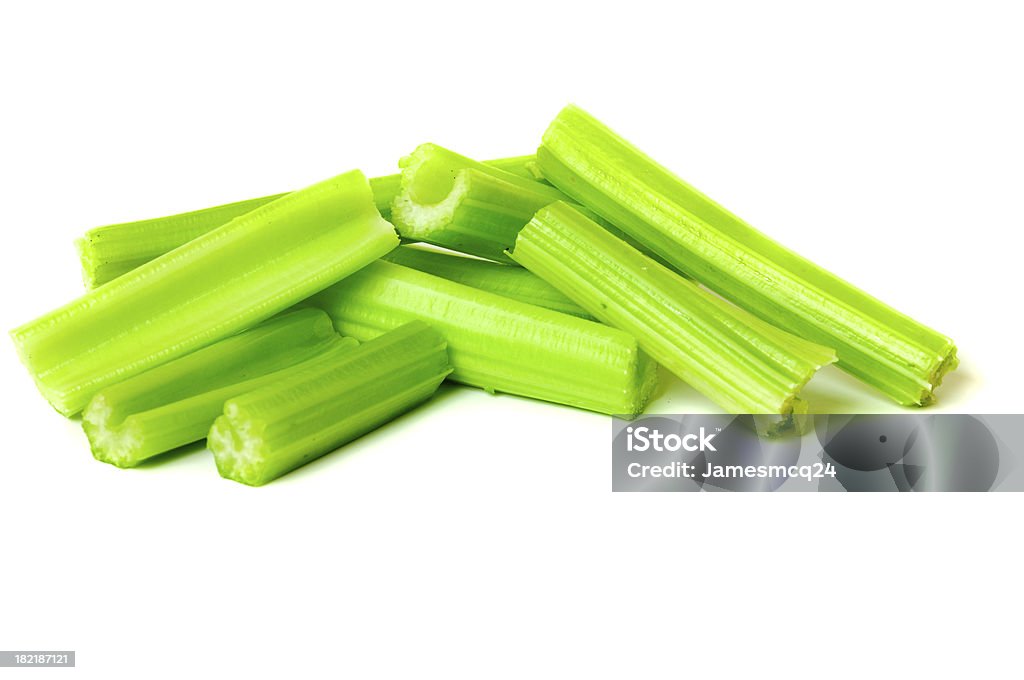 Celery Pieces of celery isolated on white. Celery Stock Photo