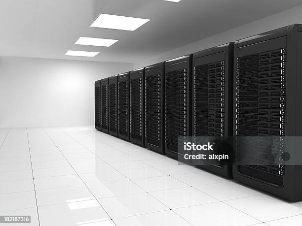 Foto de Servidor De Quarto e mais fotos de stock de Comunicação - Comunicação, Conceito, Data Center