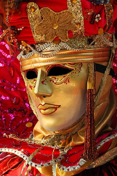 Costume from the Venice Carnival.