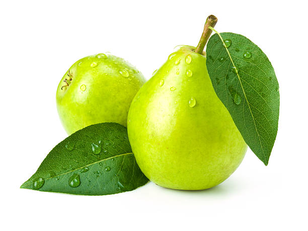 green pears stock photo