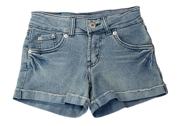 istock Closeup photograph of denim shorts 182187708