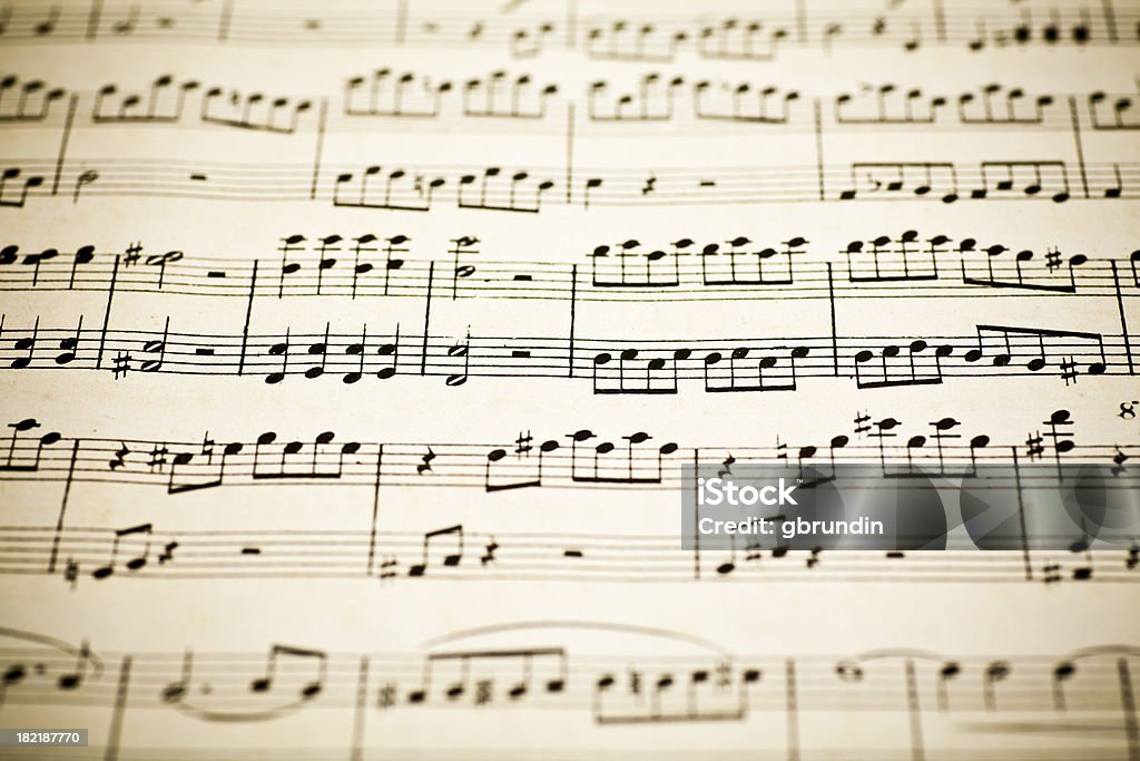 Notas musicales - Foto de stock de Música libre de derechos