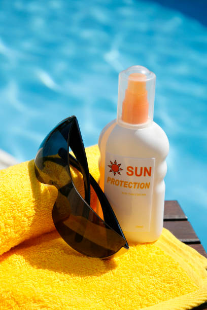 Sun Protection by a Swimming Pool
