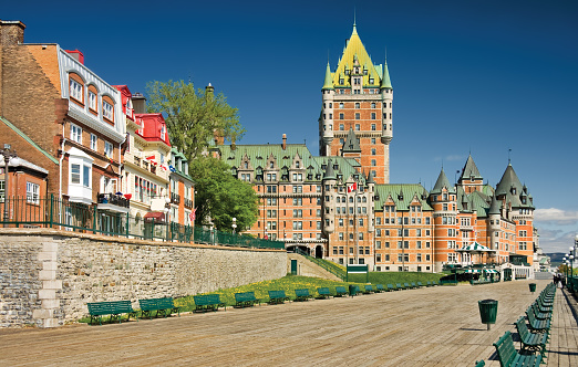Quebec city and the Chateau Frontenac hotel, Canada
