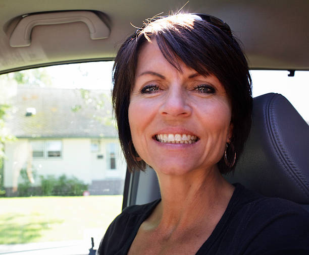 istock Female in the car 182188169